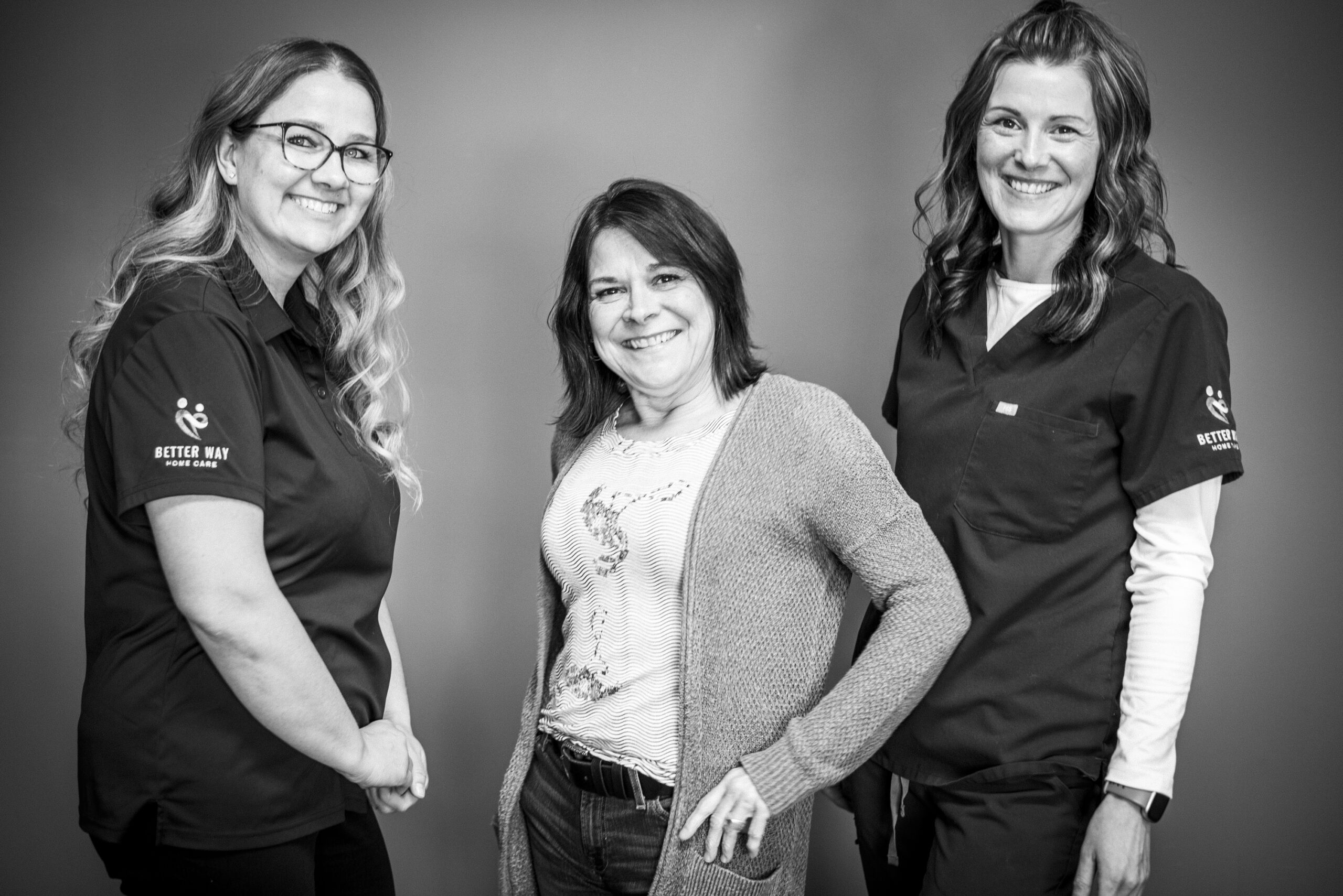 Get Care 1 The Better Way Home Care team: Alaina, Marlene and Kim